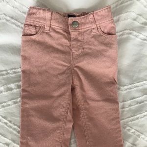 GAP Baby Girls Pink Shimmer Cords 3-6 months